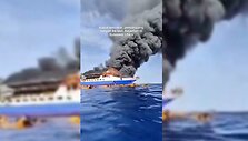 Gaisras kelte Indonezijoje prie Sulavesio