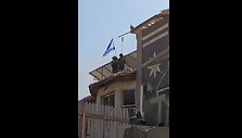 IDF kariai i&scaron;kėlė Izraelio vėliavą Gazoje