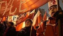 Opozicijos protestai Lenkijoje