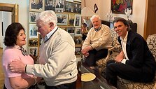 Juozas Statkevičius, Valda Statkevičienė, Valdas Adamkus