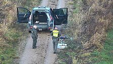 Purvėnų užkardos pasieniečių perimtas dronas