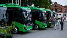Į Kretingos rajono gatves i&scaron;rieda 10 naujų elektrinių autobusų