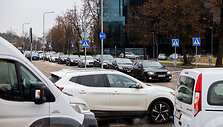 &Scaron;ventinės spūstys prie prekybos centro &bdquo;Panorama&ldquo;