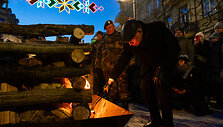 Vasario 16-osios laužų uždegimo ceremonija