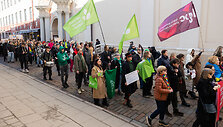 De&scaron;imtosios Tarptautinės moterų solidarumo dienos eitynės
