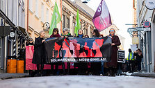 De&scaron;imtosios Tarptautinės moterų solidarumo dienos eitynės