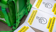Lietuvos platformų darbuotojų profesinės sąjungos organizuojama akcija
