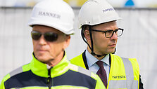 Spaudos konferencija dėl Nacionalinio stadiono statybų