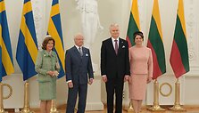 Karalienė Silvija, Karlas XVI Gustavas, Gitanas Nausėda, Diana Nausėdienė