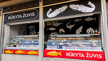 Rūkytos žuvies kainos Palangoje