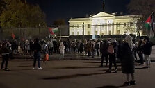 Protestas prie&scaron; Izraelio įsiveržimą į didžiausią Gazos Ruožo ligoninę