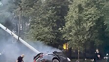 Vilniuje automobiliui atsitrenkus į stulpą žuvo du jaunuoliai