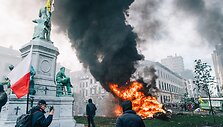 Protestas Briuselyje