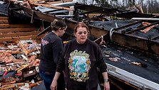 Tornado pasekmės pietinėje JAV dalyje