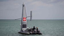 Plūduriuojantis dronas Baltijos jūroje