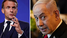 Emmanuelis Macronas, Benjaminas Netanyahu