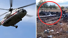 Mi-8 virto metalo laužo krūva 