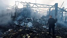 Rusijos atakų padariniai Kyjive