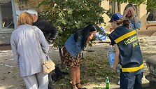 Rusijos atakos padariniai Kryvyj Rihe