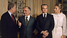 J.Carteris su Jordanijos karaliumi Husseinu ir Irano &scaron;achu Mohammadu Reza Pahlaviu