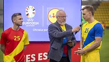 Istorinis įvykis &ndash; su &bdquo;Lidl&ldquo;: net 11 vaikų i&scaron; Lietuvos lydės UEFA EURO 2024 futbolininkus