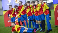 Istorinis įvykis &ndash; su &bdquo;Lidl&ldquo;: net 11 vaikų i&scaron; Lietuvos lydės UEFA EURO 2024 futbolininkus