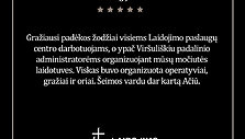 &bdquo;Laidojimo paslaugų centras&ldquo; klientų atsiliepimai