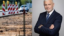 Kelių darbai / Bronius Markauskas, Lietuvos valstiečių ir žaliųjų sąjungos kandidatas į Europos Parlamentą, Klaipėdos rajono savivaldybės meras. 