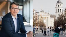 Mindaugas Kulbokas, tarptautinės NT paslaugų bendrovės &bdquo;Newsec&ldquo; tyrimų ir analizės grupės vadovas Baltijos šalyse / Vilnius 