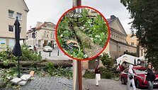 Audros padariniai Vilniaus senamiestyje