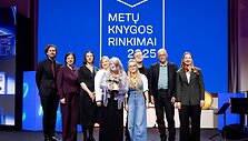 Akcijos &bdquo;Metų knygos rinkimai&ldquo; akimirka