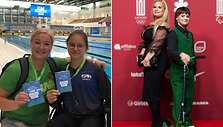 Gabrielė Čepavičiūtė ir jos trenerė Rasa Mažutaitienė