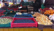 Kalvarijų turgus, mėlynės, voveraitės