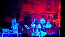 Grupės &bdquo;Pussy Riot&ldquo; koncerto akimirka