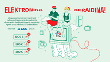 &bdquo;Elektronika skraidina&ldquo;: priduok nebenaudojamą elektroniką ir laimėk kelionę!