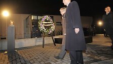 Belgijos ministras pirmininkas Hermanas Van Rompuy ir viceministras pirmininkas Guido De Padas
