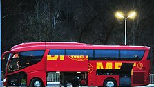 Autobusas, kuris buvo užgrobtas.