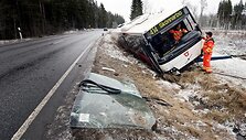 Autobusas i&scaron; priekio