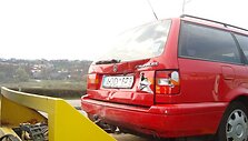 Aplandytas &bdquo;Passat&ldquo; galas.