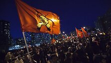 Tamilų protesto akcija