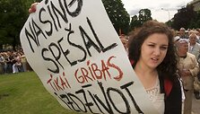 Manifestacijas &bdquo;Už Latviją! Prie&scaron; neteisingumą!&ldquo;