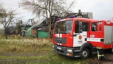 Gaisras Lvovo gatvėje