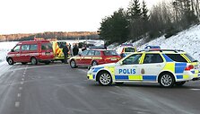 Policija avarijos vietoje