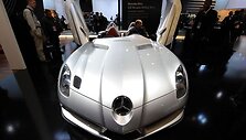 The Mercedes-Benz SLR McLaren Stirling Moss gull-wing 