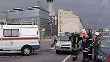 Maskvoje sugriuvo namas