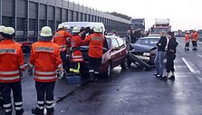 Avarija Vokietijos greitkelyje 