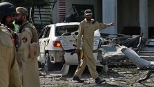 Sprogimas Pakistane prie restorano Pe&scaron;avare