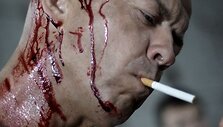 Filmo &bdquo;Zero 2&ldquo; kadrai: Ramūnas Rudokas