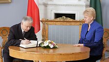 Balandžio 8 d. prezidento L.Kaczynskio vizitas