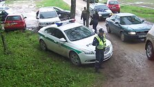 Policija Burbi&scaron;kėse